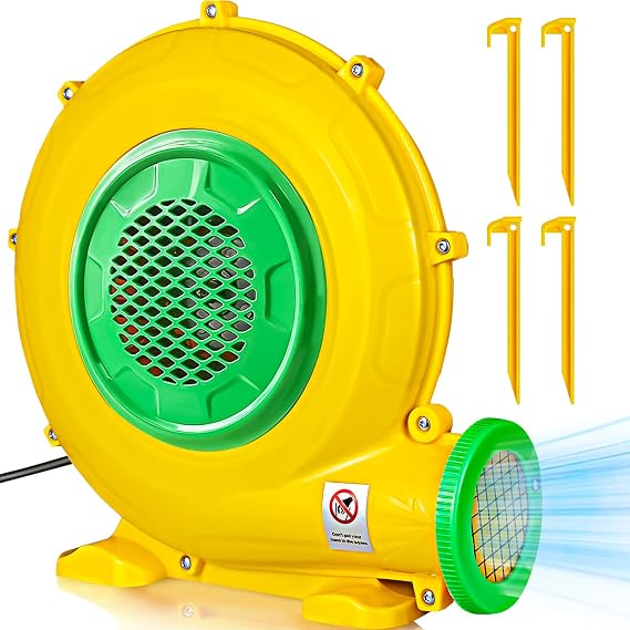 Bouncy Castle Blower - Electric Inflatable Air Pump for Bounce Houses and Inflatables