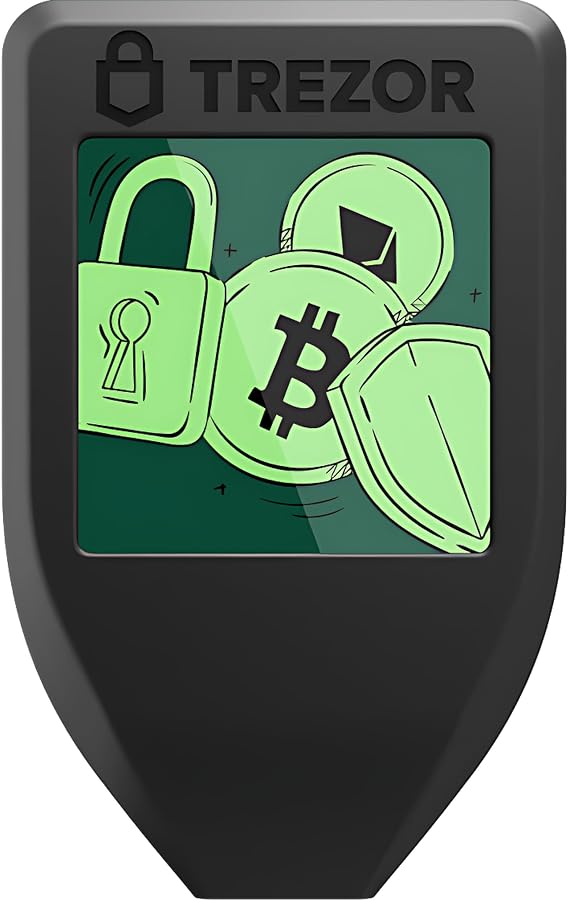 Trezor Model T Hardware Bitcoin Ethereum Litecoin Dash NEM Zcash Cryptocurrency Wallet – Black