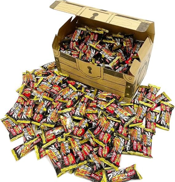 Black Thunder Mini Bar Assortment, 100 Bags, Treasure Box Set, Large Capacity, Individual Packaging, Chocolate, Valentine's Day, White Day, Petite Gift, Great Gift