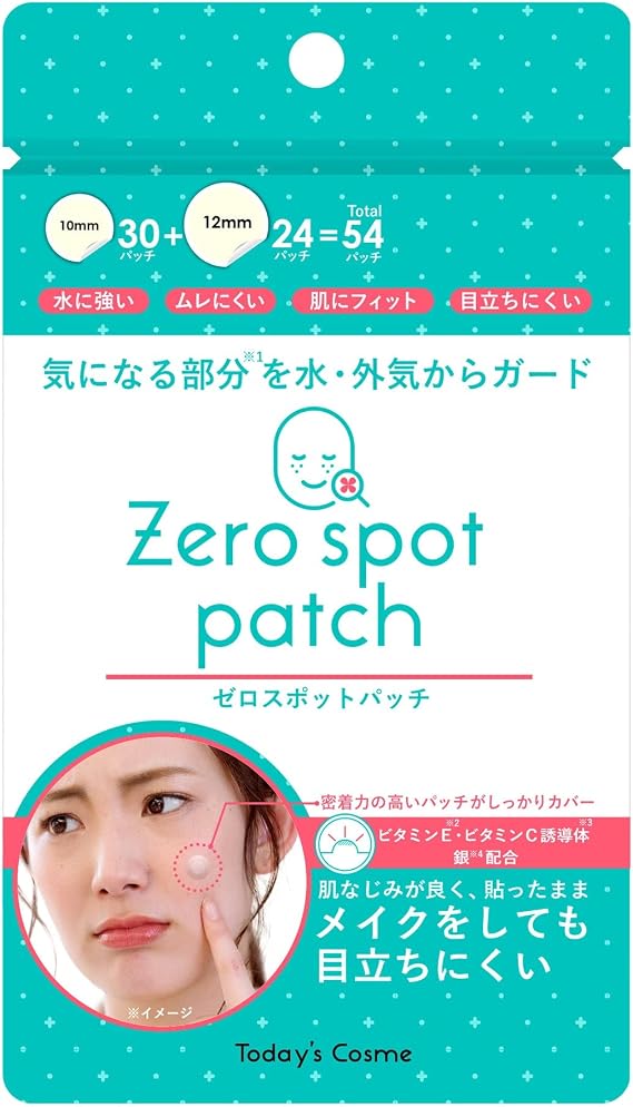 Zero Spot Patches, 54 Pack, Point Patch, Spot Korean Cosmetics