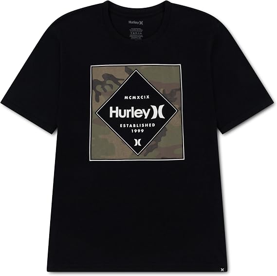 Hurley Boy's 89140 Graphic T-Shirt Short Sleeve (Pack of 1)