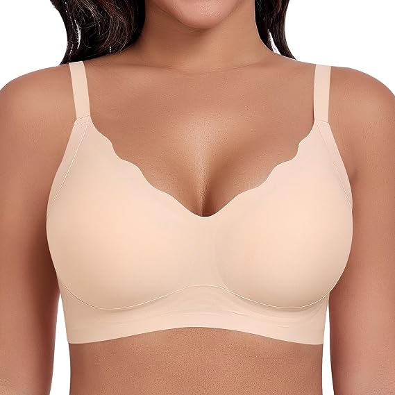 Ganado Wireless Jelly Bras for Women Seamless Bra