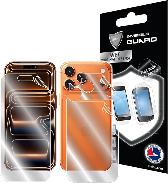 IPG Apple iPhone 17 Pro Max için Hydrogel Tam Kaplama (Ekran ve Arka Koruma)