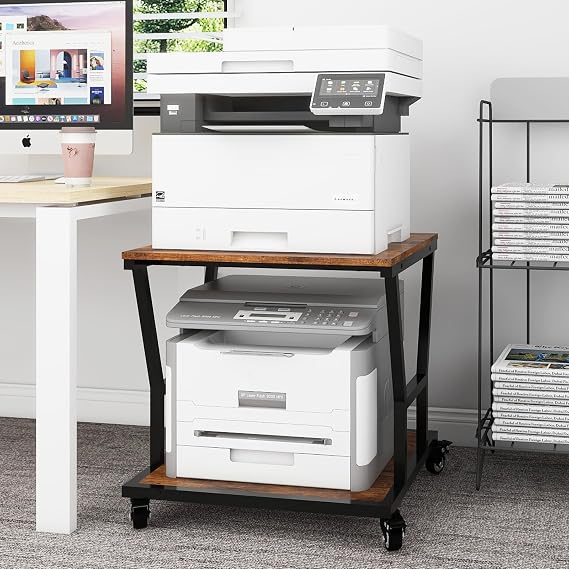 PUNCIA 50x50x60cm Heavy Duty Large Printer Stand with Storage