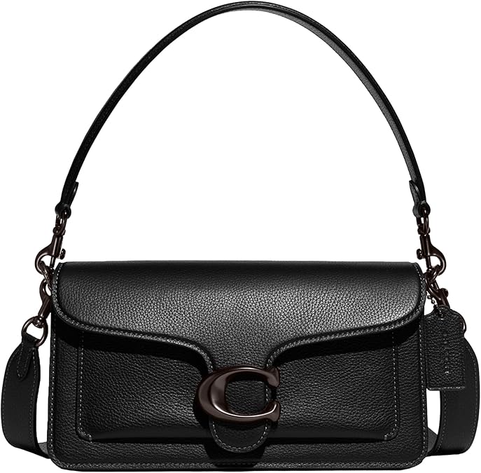 COACH Polished Pebble Leather Tabby Shoulder Bag 26