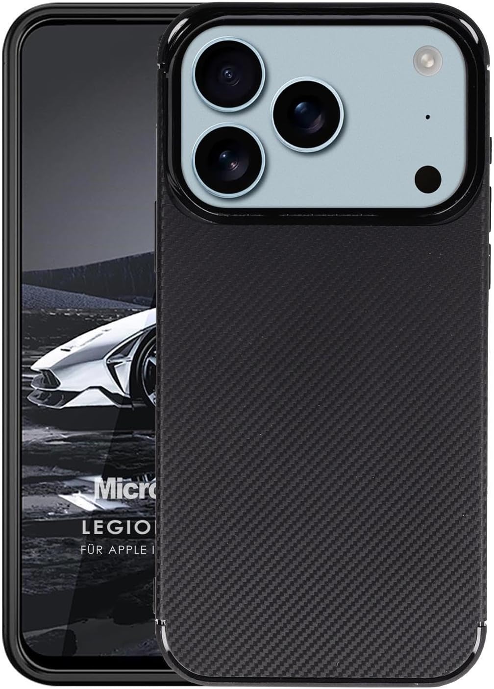 Microsonic Case for Apple iPhone 17 Pro Legion Series Black [Case Compatible with iPhone 17 Pro - Black]