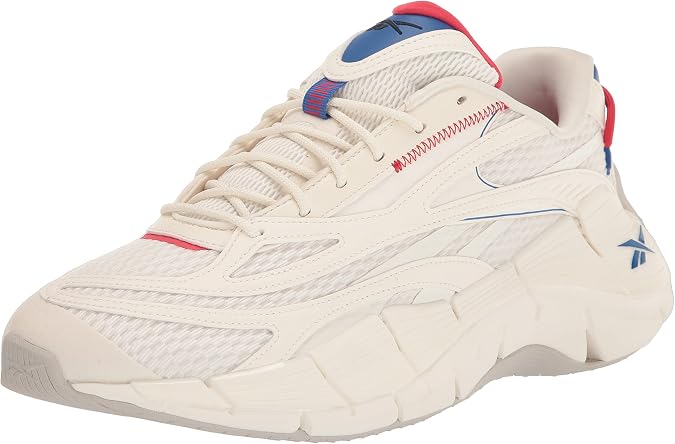 Reebok Unisex Zig Kinetica 2.5 Sneaker, Chalk, 4.5 US Men