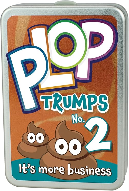 Cheatwell Games Plop Trumps Number 2 - Classic Card Game - Learn More Facts About Animals And Their Droppings In This Fun Educational Pack - For Boys And Girls Aged 8 Plus