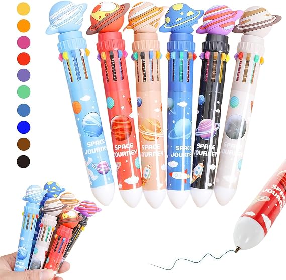 Multi Coloured Pens All in One,Space Ballpoint Pens