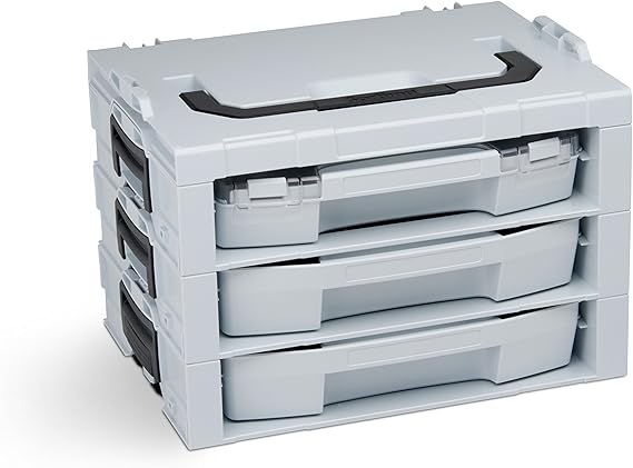 L-BOXX Sortimo i-Rack 3 Compartments Grey