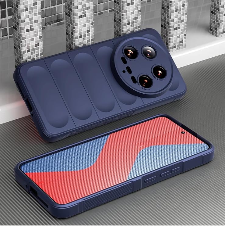 CONSTRAIN - Xiaomi Mi 13 Ultra ile uyumlu Kılıf Kamera Korumalı Parmak İzi Bırakmayan İçi Kadife Yumuşak Kapak - Lacivert