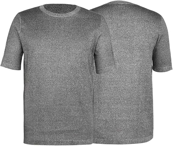 Level 5 Protective Cut Clothing, Slash Stab Clothing Round Neck Safety Top Stab Proof T-Shirt Used in Various Scenarios (XL)