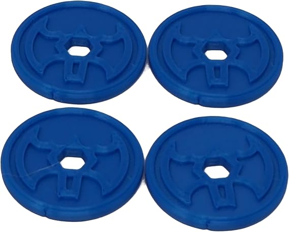 Set of 4 Blue Replacement Disc Part for Imaginext Batbot Bat-Tech