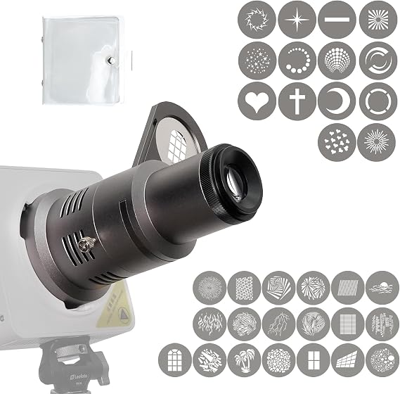 Mini Optical Snoot Gobo Accessory for Mini COB Lights