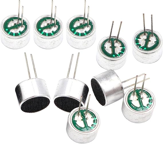 Aluminum Electret Microphone Mini Electret Microphone Condenser Pickup