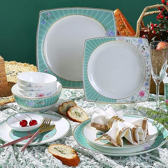 Dinner Set Ceramic Dinnerware,Dinnerware Set, Dinnerware/Plate/Bowl/Cup Set, Fine Bone China Dinnerware Set