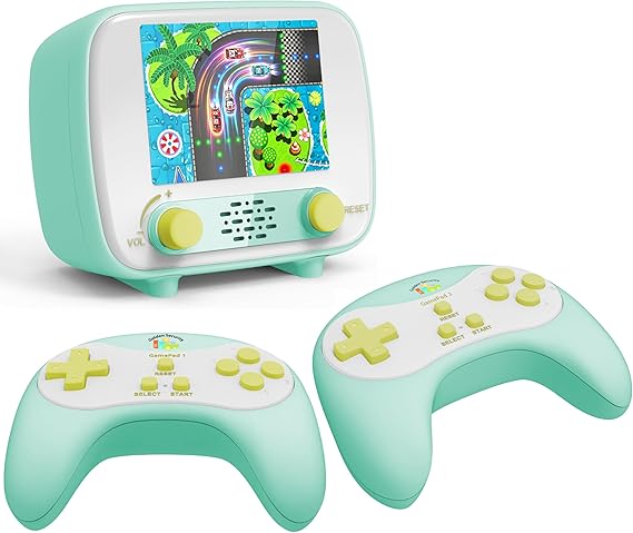 Handheld Game Console, Retro Handheld Game Console with 2.8-inch LCD Screen,Featuring 216 Single-Player Games and 84 Two-Player Games, Suitable for Children and Adults