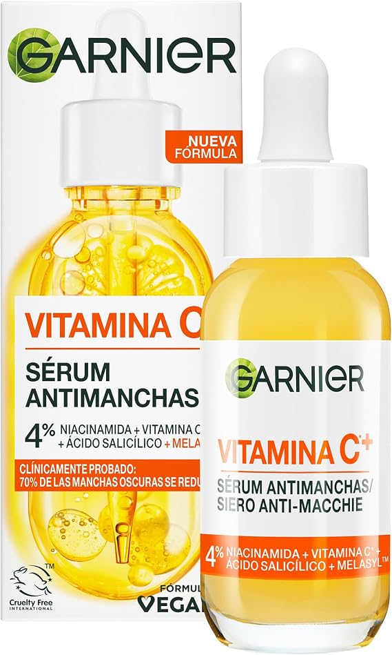 Garnier Sérum Anti Manchas con Vitamina C, Niacinamida y Ácido Salicílico