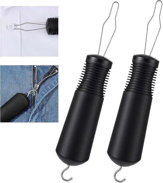 2PCS Button Hook and Zipper Pull Helper, Easy Grip