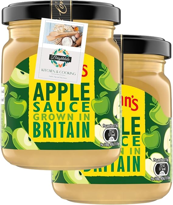 Apple Sauce Bundle with Colmans Bramley Apple Sauce 155g 2 Pack + + Brightdale Kitchen Booklet