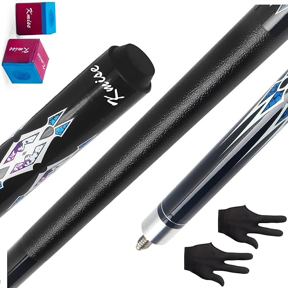Kmise Pool Cue Stick - 58 Inch Pool Cues, 20Oz Canadian Maple Professional Billiard Cues Sticks, Pool Sticks for Adults, Multiple Colors