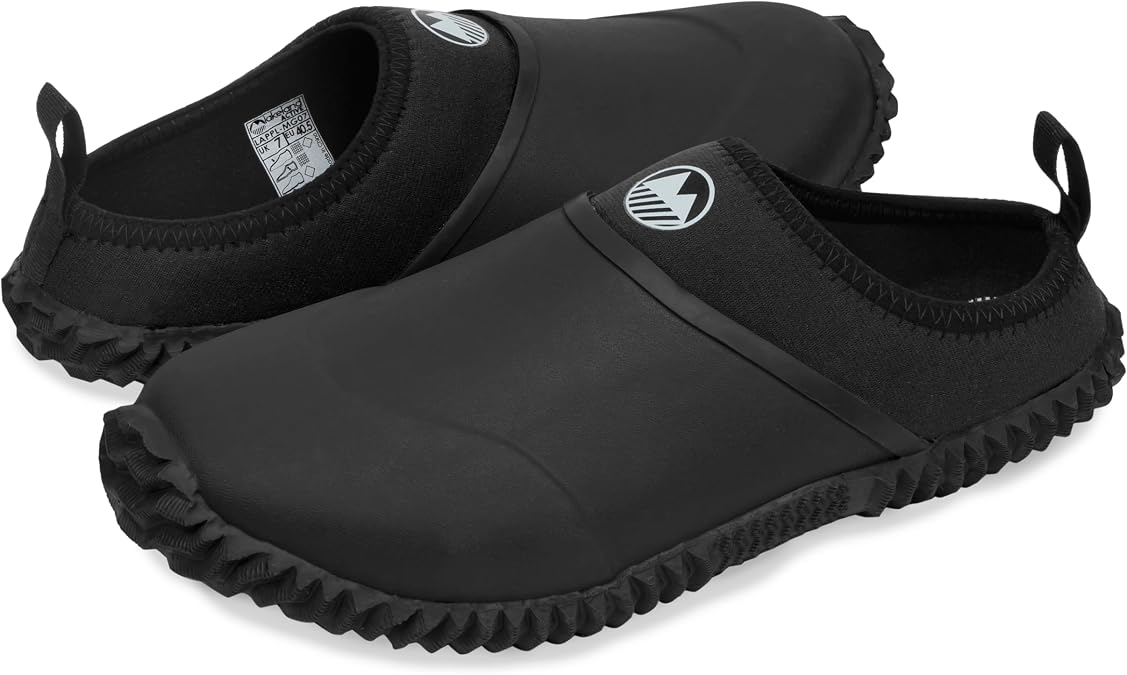 Lakeland Active Men’s Appleby Backless Gardening Clogs with Neoprene Lining & Memory Foam Insole