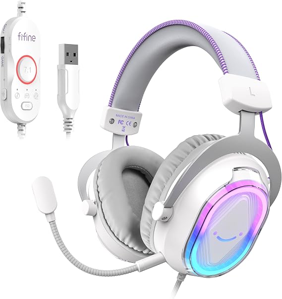 FIFINE H13WP USB RGB Gaming Headset