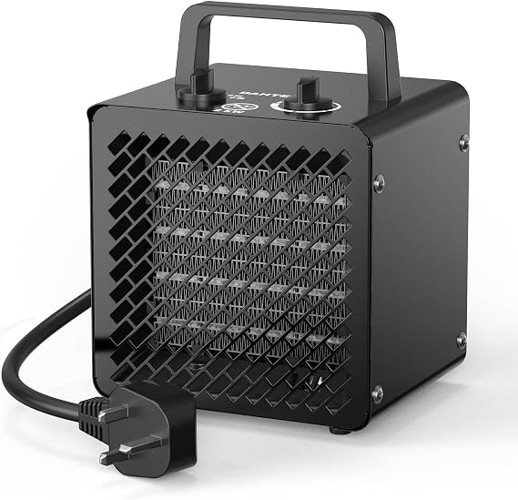 2000 W Ceramic Fan Heater Portable Electric Heater with Thermostat [Energy Class A]