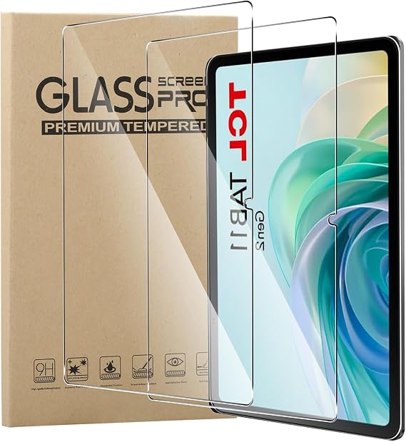 MEMELOKA Screen Protector for TCL Tab 11 Gen2/Tab 11 Gen 2 Wifi 11 Inches, 2 Pieces [Anti-Fingerprint] [High Sensitivity] 9H Hardness Tempered Glass