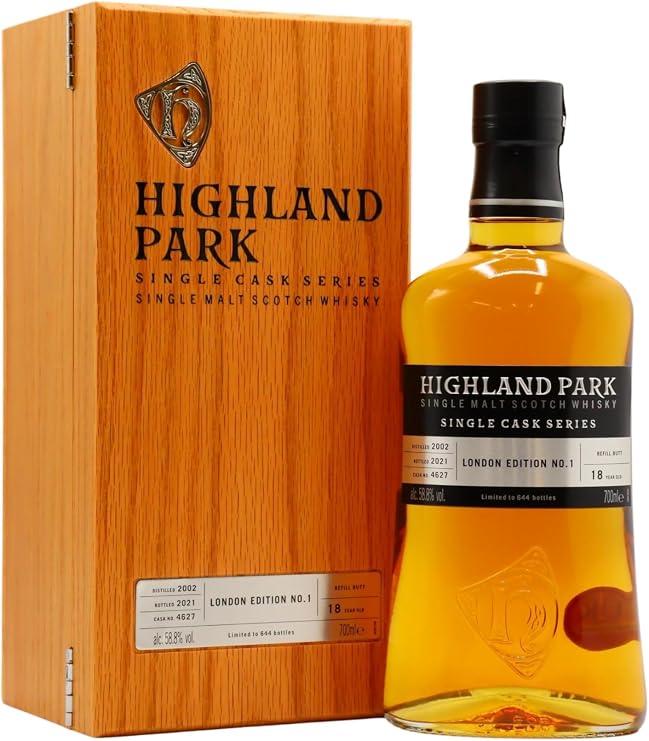 Highland Park 18 Year Old 2002 (cask 4627) Single Cask Series - London Edition No.1