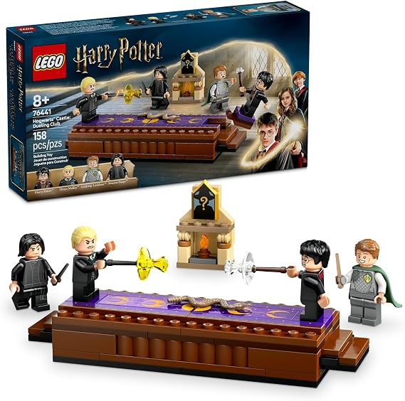 LEGO Harry Potter Hogwarts Şatosu: Düello Kulübü 76441-8 Yaş ve Üzeri Çocuklar ve Yetişkinler için Koleksiyonluk Oyuncak Yapım Seti, Doğum Günü Hediyesi (158 Parça)