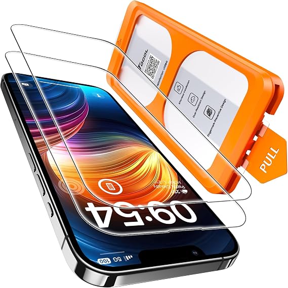 TOCOL Screen Protector for iPhone 12 Pro Max, Bubble Free