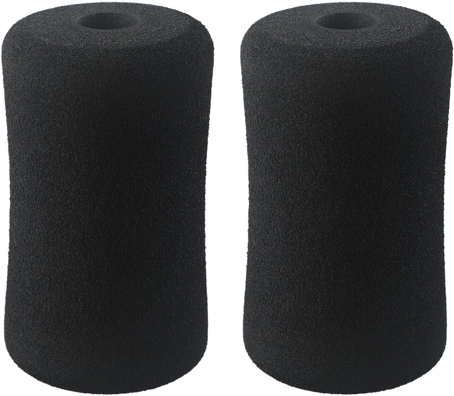 Replacement Foot Foam For Pads Set of 2 for Leg Curl Machines Inversion Tables and Home Gym Workout Equipment with 22-25mm Tube Fit (23 * 70 * 130mm)