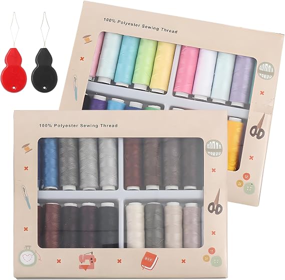 40 PCS Sewing Thread Set, 40 Color Durable Sewing Threads