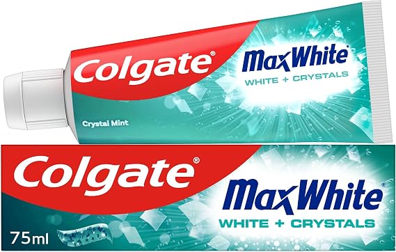Colgate Max White White + Crystals Toothpaste 75ml