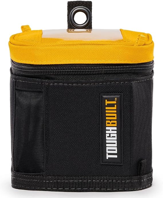 ToughBuilt Cube Softbox Tool Bag, 2 Pieces 6" Soft Tool Box/Case/Carrier, Hard Body Plastic Lined Wall, Puncture Resistant, Electrical Maintenance Tool Storage Organizer TB-192-A2