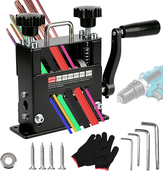 Wire Stripper Machine, Manual & Drill Powered Cable Stripper with 9 Holes