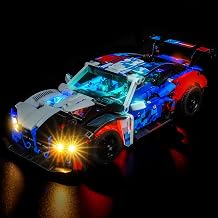 LocoLee Led Light Set Compatible with Lego 42226 BMW M4 GT3 EVO Race Car Light Decoration Lighting Kit Compatible with Lego 42226 Building Blocks Model,Only Lights Set,No Model