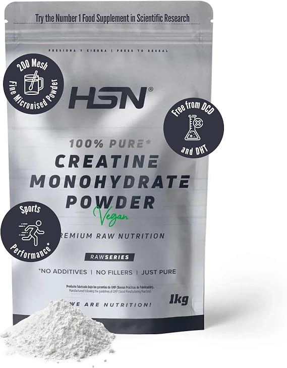 HSN Creatine Monohydrate Powder (200 mesh) Unflavored 1 kg