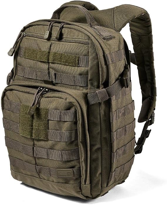 5.11 Taktik Sırt Çantası, RUSH 12 2.0 Askeri Survival Molle Sırt Çantası Dizüstü Bölmeli, 24L, Stil 56561ABR/56562ABR