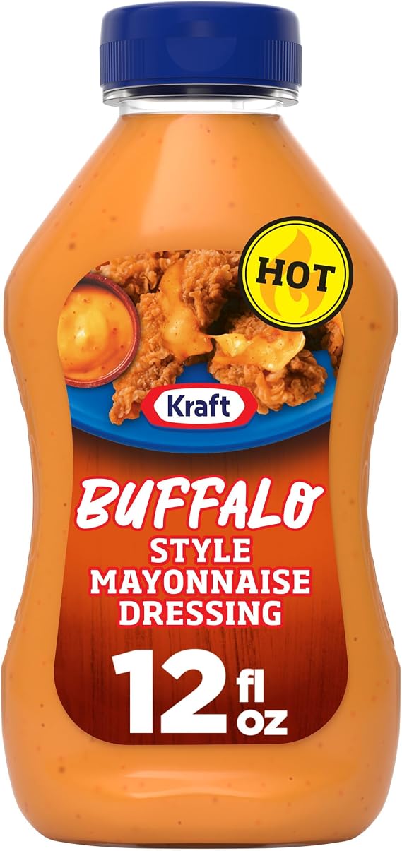 Kraft Mayonnaise Dressing, Buffalo Style, 12 fl oz Bottle