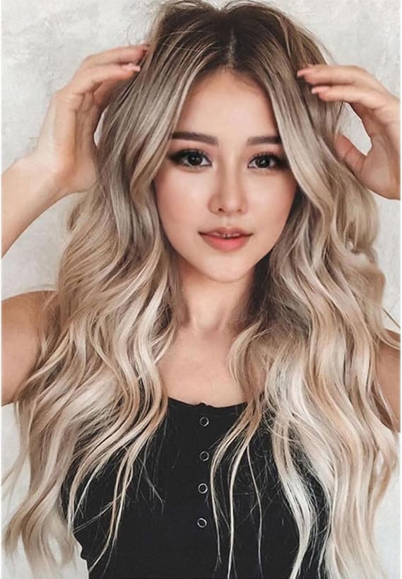 BERRYLION 613 Blonde Wigs for Women|Synthetic Curly Wigs for Black Women&White women|Ombre Wig for Daily Use