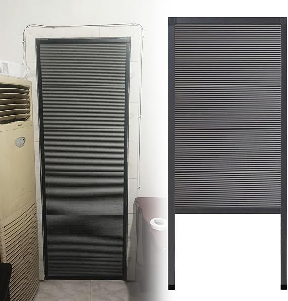Katlanır Kapı, Özel Gri Katlanır Kapılar, Yükseklik 190-240 cm | Banyo, Duş, Mutfak Dolabı ve Kiler için Yerden Tasarruf Sağlayan Katlanır Kapılar | Sürgülü Tasarım