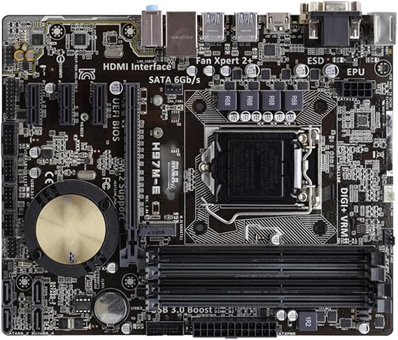 Computer Motherboards Fit For Asus H97M-E Motherboard Intel H97 DDR3 16GB PCI-E 3.0 M.2 USB3. Micro ATX Support Core I3-4150 I5-4670 I7-4770 Cpu motherboards