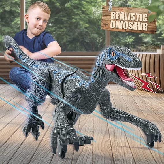Mini Tudou 2.4G Dinosaur Toys with Remote Control, Educational Electronic