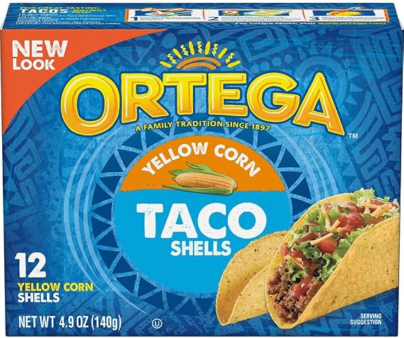 Ortega Yellow Taco Shell 140g