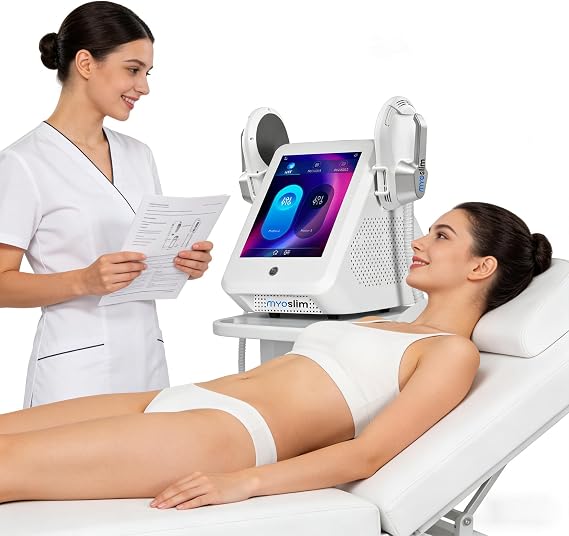 EMS Body Sculpt Machine Professional for Slimming, Muscle Stimulation, Fat Reduction, RF, CE Certified, Salon Device
