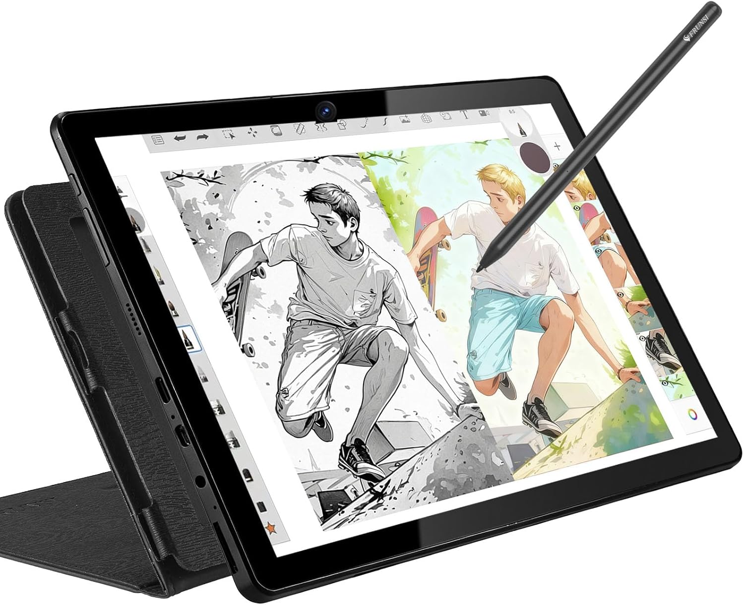 T11 Pro Standalone Drawing Tablet with Screen,No Computer needed,10.1 inch FHD Display,Octa-Core CPU,Pre-installed Sketchbook & Flipaclip - Ideal for Student, Digital Artists, Designers