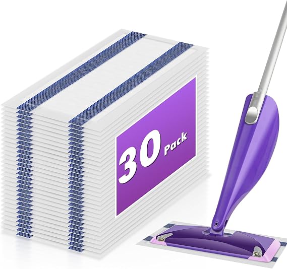30 Pack Disposable Cleaning Pads for Flash Powermop
