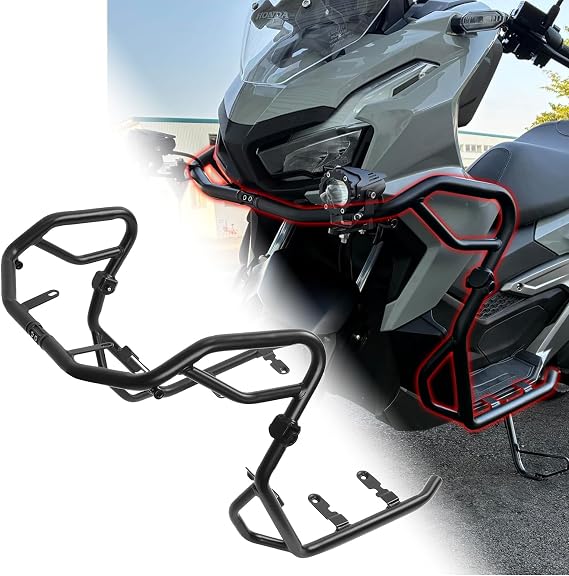 Motorcycle Engine Guard Highway Crash Bars Bumper Gas Tank Drop Side Protector for Honda ADV 160 ADV160 2022 2023 2024 2025 Frame Sliders Upper Lower Bumpers